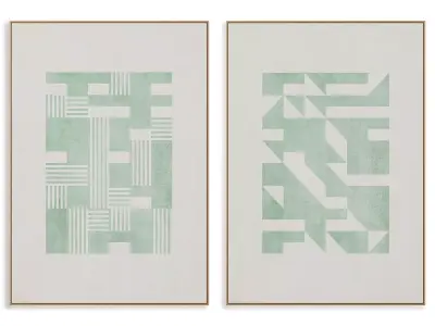 Abstract Painting Frame set 3D model 380