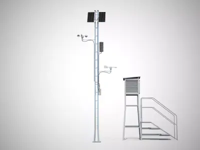 Weather Station 3D model