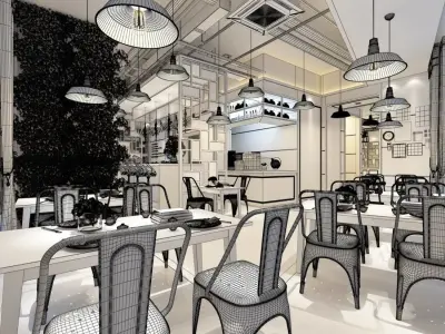 Business - Food Beverage - 1039 3D model