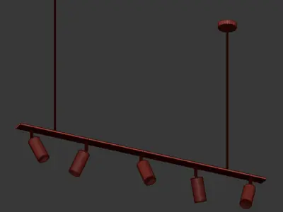 Lino Linear Spotlight Pendant Lampatron 3D model