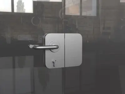 Glass Door 3D models 3D model