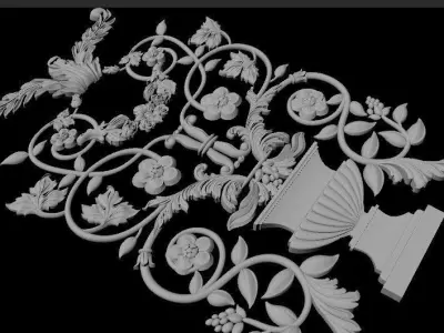 dekor ornament 3D model 203