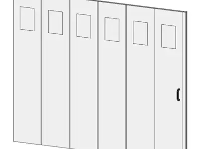 Garage coulissante Free 3D model