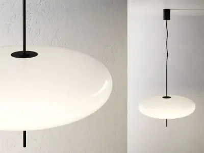 Model 2065 Suspension Luminaire Free 3D model