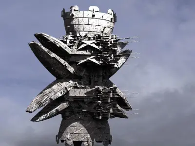 Horizon Deep space rig 4 3D model