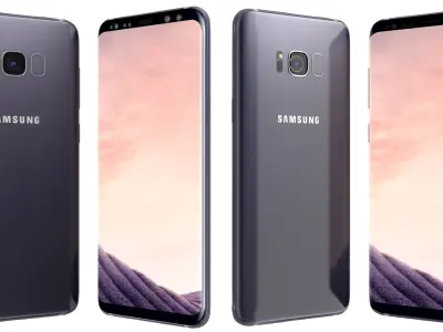 Samsung Galaxy S8 Orchid Gray 3D model