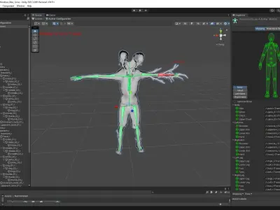 Necromorph Low-poly 3D model