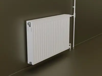 Radiator Panel - 3D Model Low-poly 3D model