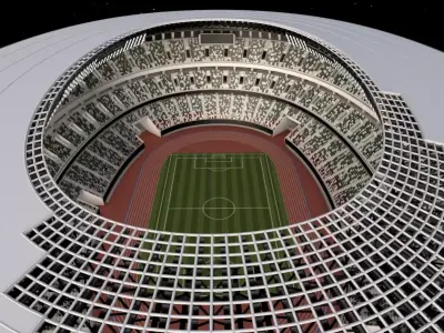 Soccer Stadium 3D model