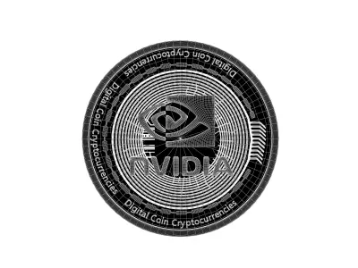 Nvidia Coin v1 002 Low-poly 3D model
