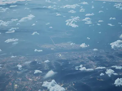 Dandong China City Landscape 3D Model 3D model