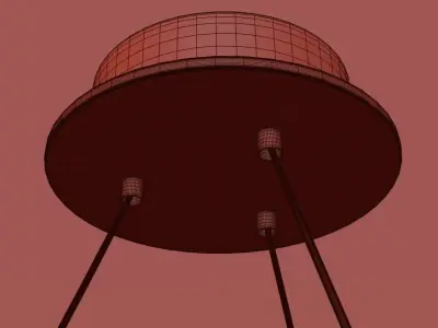 Chandelier crystal pendant light Free 3D model