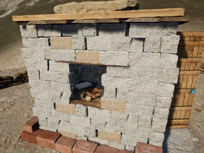 UE5 Terrain-Realistic Scene 3D model