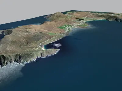 Achill Island Ireland 3D model