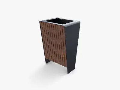 Trash can v7 3D model