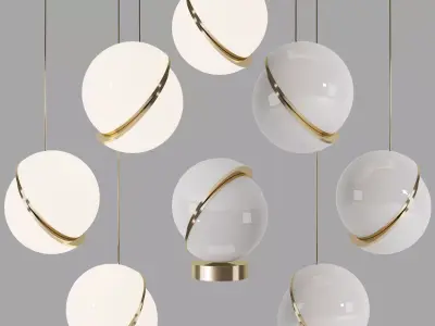 MINI CRESCENT LIGHT - LEE BROOM 3D model