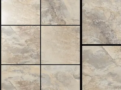 Yurtbay Seramik Key Stone Cream 450x450 3D model