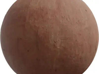 PBR Terracotta Tinted Plaster Texture