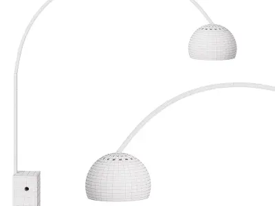  Arco Floor Lamp 3D model