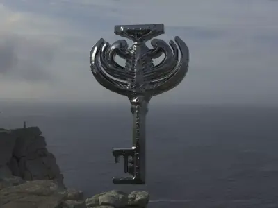 Ancient Key 3D model