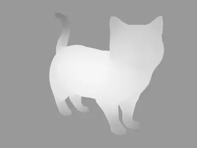American Shorthair Indirect Lighting 3D model