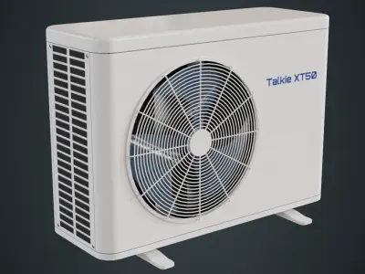 Air Conditioner 4A Low-poly 3D model