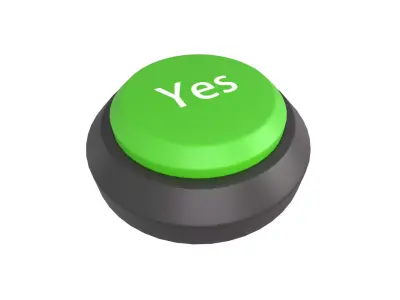 Start Button V1 011 Low-poly 3D model