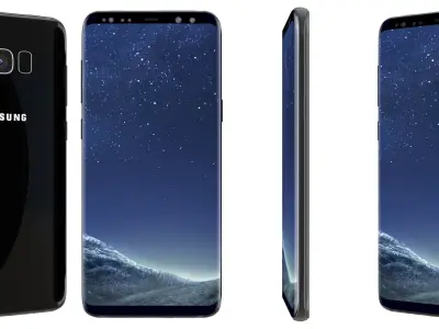 Samsung Galaxy S8 Midnight Black 3D model