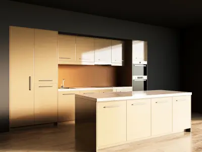 31-Kitchen7 glossy 3 3D model