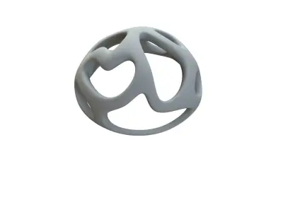 SciFi Cube Object No 44574 Low Poly Shape Low-poly 3D model