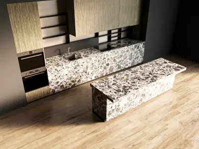 120-Kitchen12 texture 10 3D model