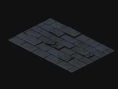 Game Underground - palace - the ground 02 3D model