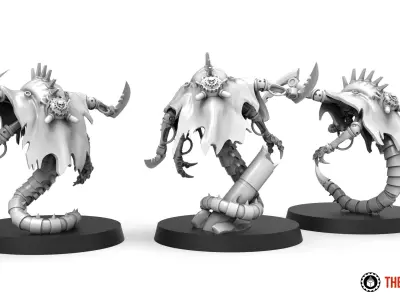 Dark Techno - Wraiths 3D print model