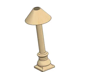 Bedroom lamp 3D print model