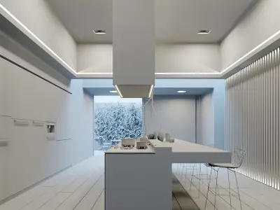 Corona - C4D Scene files - Kitchen Scene 3 Interior 3D model