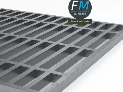 Sewer grate 4 3D model