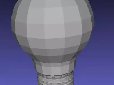 Light bulb Free 3D print model