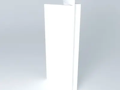 By white doors Free 3D model