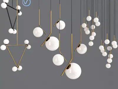 Modern Ceiling Pendant Light 3D model