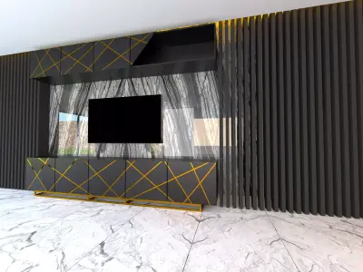 TV STAND Free 3D model