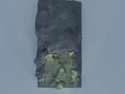 Troll Cave Tabletop Terrain 28 mm 3D print model