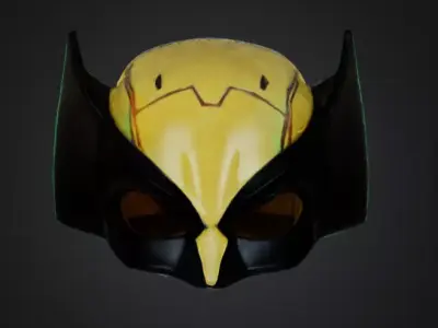 wolverine MASK Helmet 3D MODEL STL ready for printing  3D print model