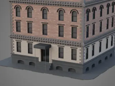 City building 3D model order