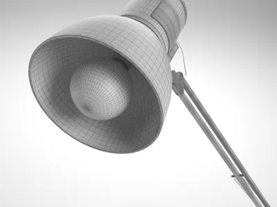 Office Table Lamp 3D model