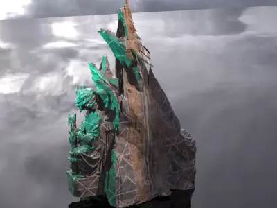 Dantes Adjudicator statue  3D model