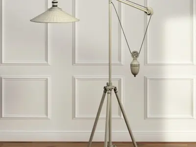 Arhaus Mina Floor Lamp 3D model