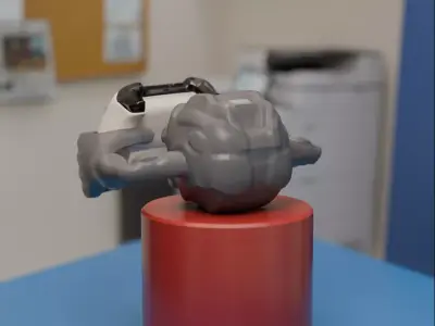 Geodude Controller Stand 3D print model