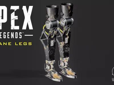 Apex Legends Octane Legs Low-poly 3D model