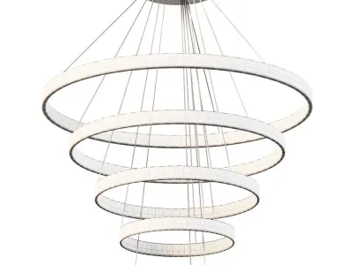Ouluoke Chandelier Rings Lighting Fixture 3D model purchase