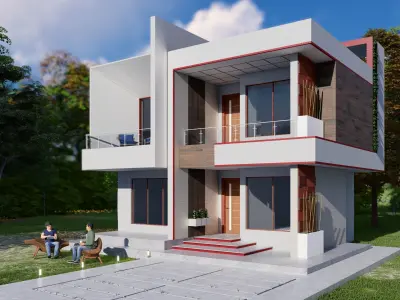 House Exterior 3D model